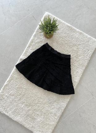 Стильная юбка черная m unrealfur7 фото
