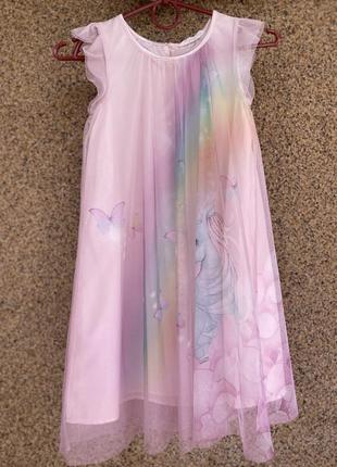 Платье платье на девочку h&amp;m 8-10 р2 фото