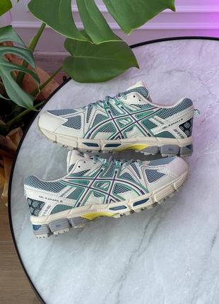 Женские кроссовки asics gel kahana 8 «beige green’1 фото