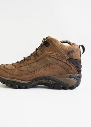 Кожаные трекинговые ботинки merrell waterproof размер 38