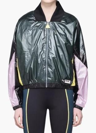 Puma cosmic tz jacket (женская ветровка бомбер оверсайз пума )