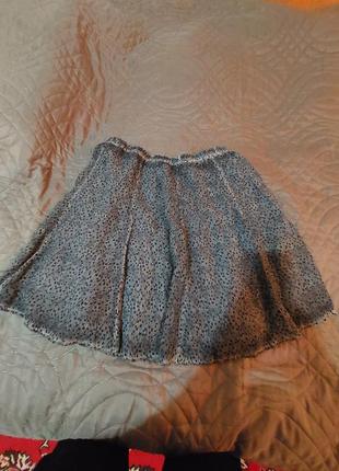 Шелковая мини- юбка бренда nile