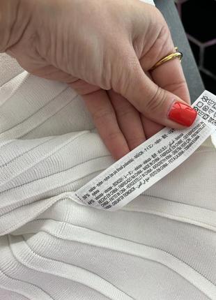 Крутая белая плиссе юбка белая вискоза стиль zimmermann4 фото