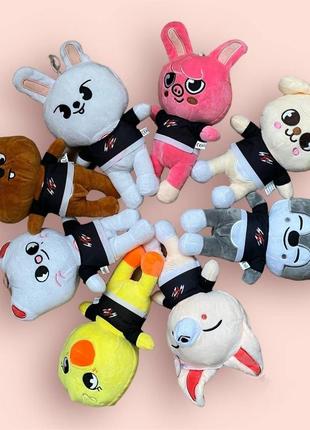 Skzoo, stray kids, м'які іграшки