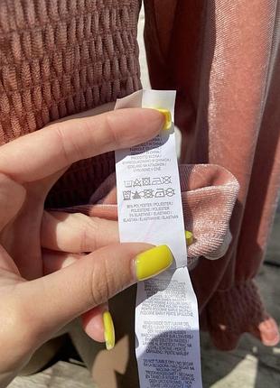 Блуза жатка кофта велюровая primark размер с-м4 фото