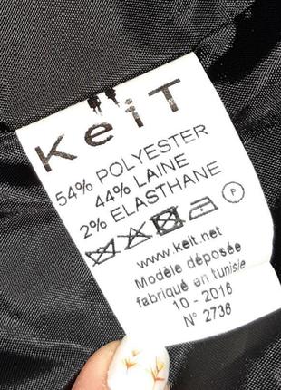🌿1+1=3 крутое серое приталенное шерстяное платье 44% шерсть keit paris, размер 48 - 508 фото