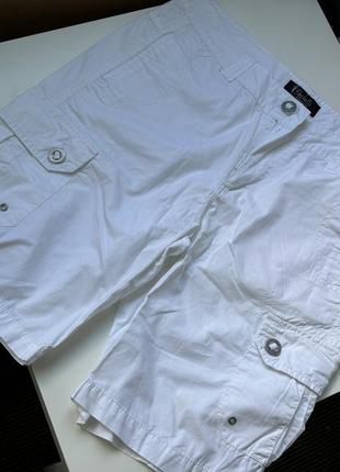 Белые шорты бриджи xl