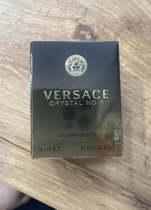 Оригинальный парфюм versace crystal noir (mini5 ml)