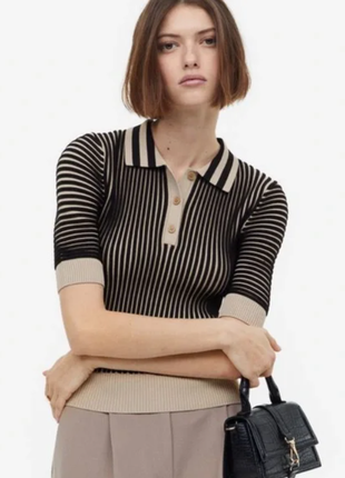 Трикотажная рубашка h&m