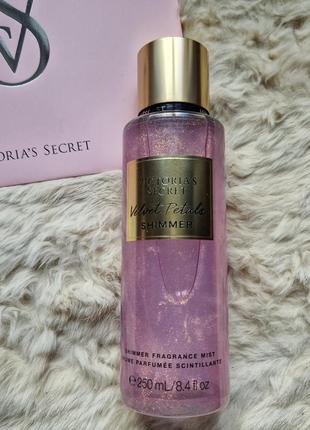 Парфюмированный спрей мист victoria’s victoria victoria secret velvet petals shimmer