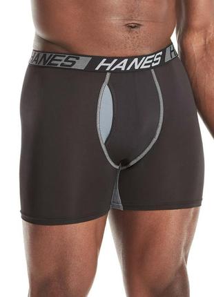 Мужские трусы боксёры hanes x-temp total support pouch boxer briefs 🇺🇸