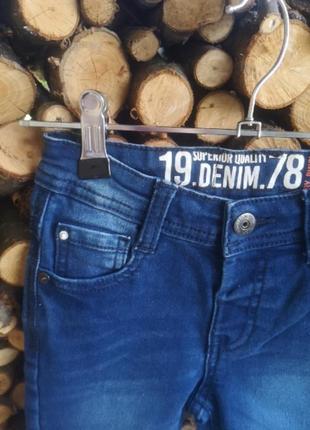 Джинсы стрейч на 5 лет 110 см брюки джинсовые брюки штанишки джинс2 фото