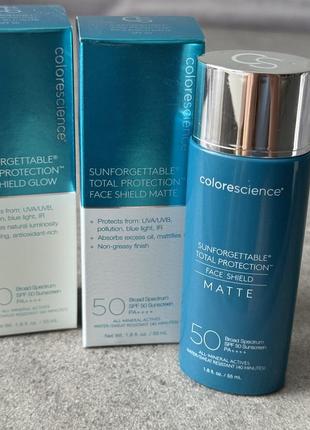 Солнцезащитный крем colorescience face shield spf 50