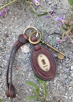Ключик🗝 брелок латунь большой 100% натуральная кожа медальон подвеска для сумки ключей латунный ключ винтаж9 фото