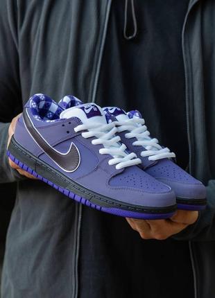 Кроссовки nike sb dunk purple lobster