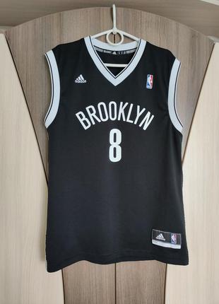 Спортивная майка adidas nba brooklyn 1927s deron williams винтажная футболка джерси adidas