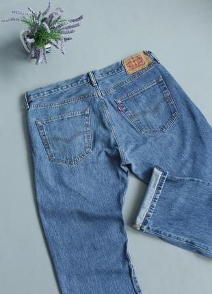 Levis 501 джинси чоловічі левіс левайс levi's левайси левіси 36 хл 52 xl світло сині wrangler lee g star raw hugo boss tommy hilfiger