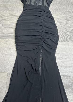 Платье изысканное корсетное платье с разрезом платье выпускное шикарное платье5 фото