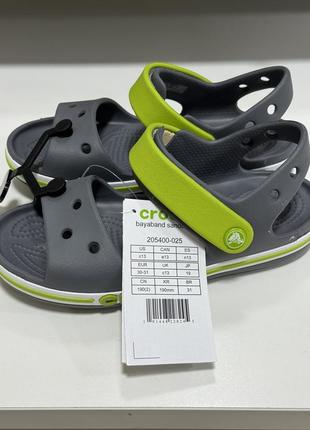 Сандалі crocs kids bayaband sandal charcoal