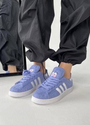 Жіночі замшеві кросівки adidas campus 80s south park towelie