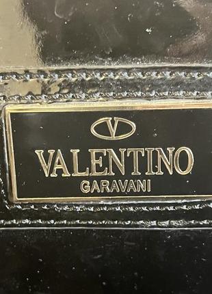 Жіноча сумка valentino натуральна лакова шкіра