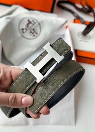 Двусторонний ремень в стиле hermes