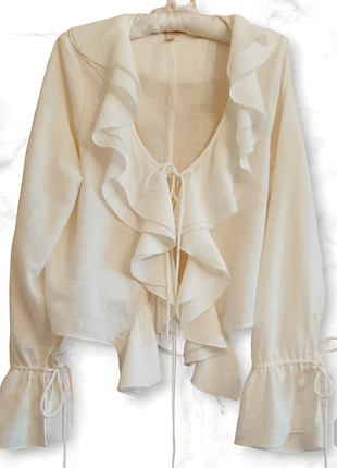 Блуза (кардиган) на завязках h&amp;m размер m