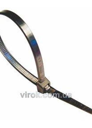 Хомут стяжний капрон. uv чорний 450х8,8 100 шт. (r) [25] okuv45\8