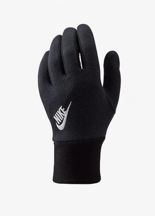 Рукавички nike y lg club fleece 2.0 чорний, білий діт s