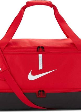 Сумка nike nk acdmy team l duff 95l червоний, чорний уні 70x36x36 см