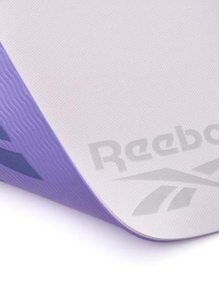 Двосторонній килимок для йоги reebok double sided yoga mat фіолетовий уні 176 х 61 х 0,6 см5 фото