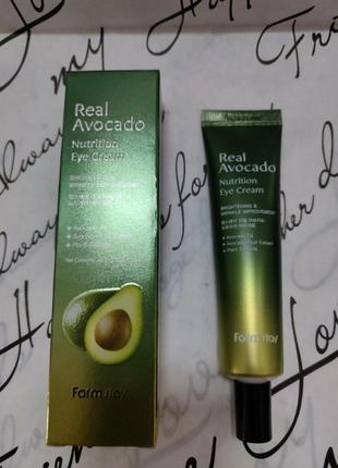 Питательный крем для век с маслом авокадо
farmstay real avocado nutrition eye cream