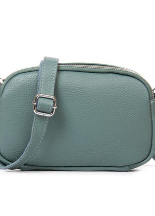 Женская сумка кроссбоди из натуральной кожи alex rai 99109 l-зеленая