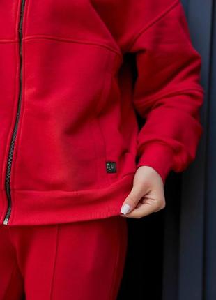 Женский весенний трикотажный костюм бомбер и штаны со стрелками размеры s-xl