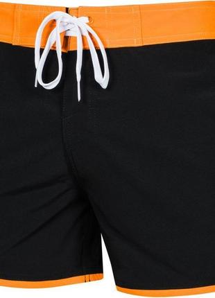 Плавки-шорти для чоловіків aqua speed axel 7184 чорний, помаранчовий чол 44-46 (m)