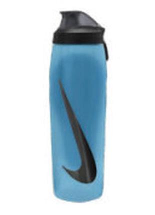 Пляшка nike refuel bottle locking lid 32 oz синій, чорний уні 946 мл