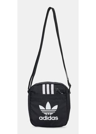 Сумка через плече adidas ac festival bag 1,5l чорний уні 6х16х18 см