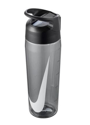 Пляшка nike tr hypercharge straw bottle 24 oz сірий уні 709 мл