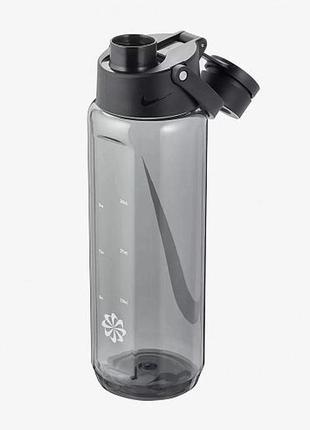 Пляшка nike tr renew recharge chug bottle 24 oz антрацит, чорний, білий уні 709 мл