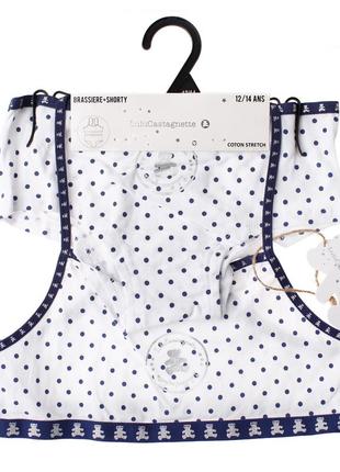 Топ і труси brassiere&shorty x1 fille синій діт 6/8 арт 83890282-2