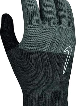 Рукавички теплі nike knit tech and grip tg 2.0 графіт уні l/xl