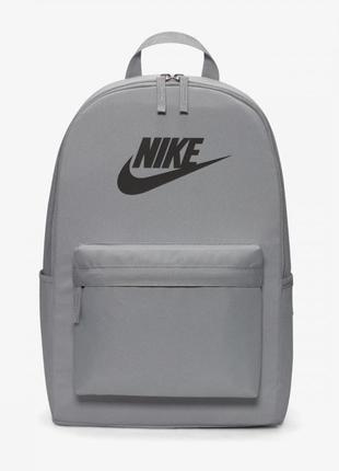 Рюкзак nike nk heritage bkpk 25l сірий уні 43x30x15см