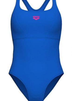 Купальник arena solid swimsuit control pro bac блакитний жін 42