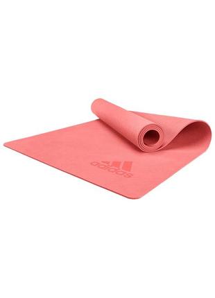 Килимок для йоги adidas premium yoga mat рожевий уні 176 х 61 х 0,5 см