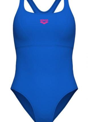 Купальник arena solid swimsuit control pro bac блакитний жін 44