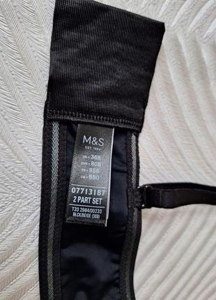 Чорний бюстгальтер фірми marks and spencer розмір 36в 80в3 фото