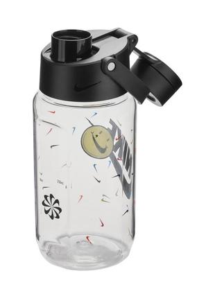 Пляшка nike tr renew recharge chug bottle 16 oz грфічний прозорий, чорний уні 473 мл