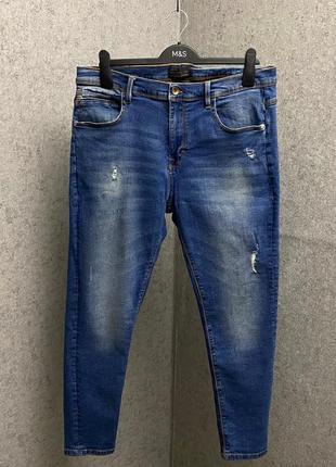 Синие джинсы от брендa zara man1 фото
