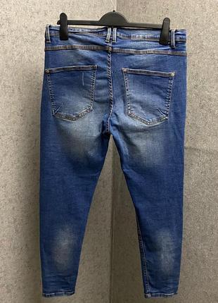 Синие джинсы от брендa zara man4 фото