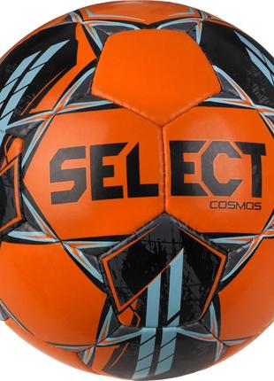 М'яч футбольний select cosmos v23 помаранчевий, синій уні 5